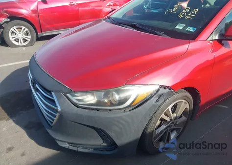 2017 Hyundai Elantra Limited z USA, uszkodzony, nr VIN 5NPD84LF3HH158980